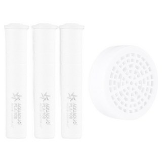 아쿠아듀오 블라썸 샤워기 PLA 리필필터 3p + 헤드필터 항균 세트, 1개