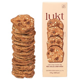 LUKT 우리밀통밀 크리스프 크래커 무화과, 1개, 150g