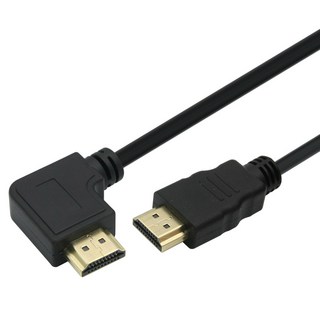 컴스 4K UHD 30Hz HDMI 우향꺾임 스프링 케이블 ID011, 1개
