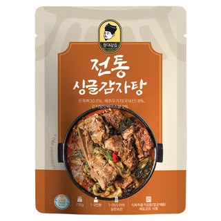 정대감집 전통 싱글 감자탕, 750g, 1개