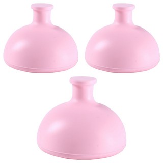 퓨어온 트름 패드 보조 실리콘 유도기 75 x 60 x 23 mm, 핑크, 3개