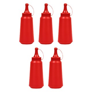 리빙패밀리 업소 식당용 케찹 소스통, 5개, 450ml