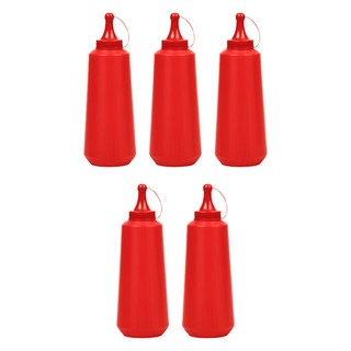 리빙패밀리 업소 식당용 케찹 소스통, 5개, 600ml