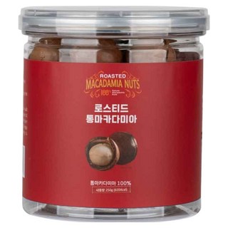 파베글라스 로스티드 통마카다미아, 1개, 250g