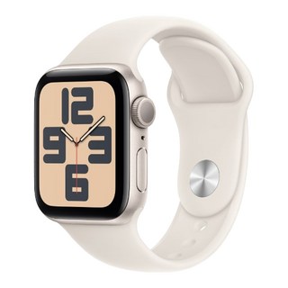 Apple Watch SE 2 附S/M運動錶帶 原廠保固, 星光色, 44mm, GPS