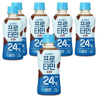 솔브앤고 웅진 프로타민 초코맛, 250ml, 6개