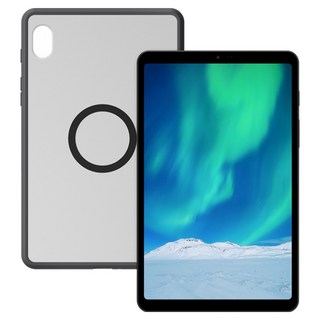 아이뮤즈 마그네틱 TPU 케이스, 블랙 + 반투명, 1개