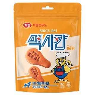하림펫푸드 강아지 더리얼 맥시칸 양념 멍쿠키, 60g, 1개