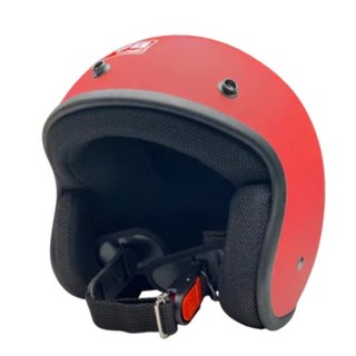 evo helmets 艾莉莎復古騎士安全帽 附冰絲面罩 顏色隨機, 消光深粉