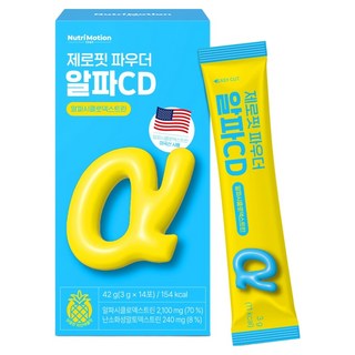 뉴트리모션 제로핏 파우더 알파CD 알파시클로덱스트린, 1개, 14회분
