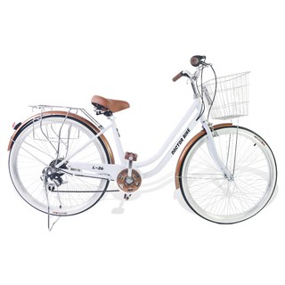 닥터바이크 생활 시마노 7단 스틸프레임 미조립 자전거 L-26 66.04cm 방문설치, 화이트, 1개, 165cm