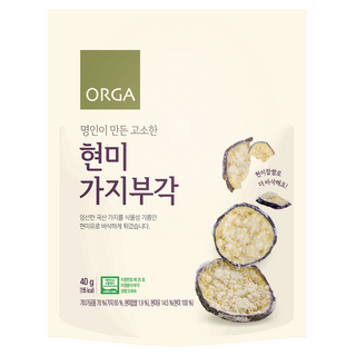 올가홀푸드 현미 가지부각, 40g, 1개