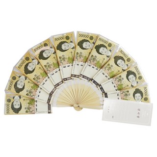 모더너리 용돈 박스 10장 돈부채 나무, 혼합색상, 1세트