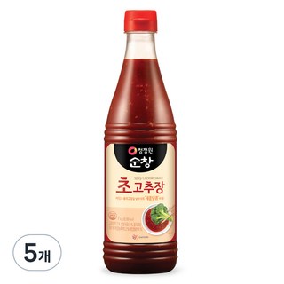 청정원 순창 초고추장 1kg – 5개 묶음 청정원초고추장 청정원 순창 초고추장 1kg – 5개 묶음 청정원초고추장