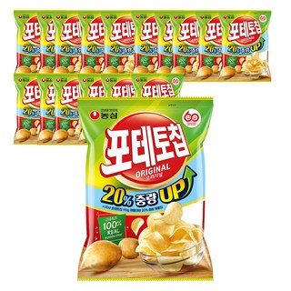 포테토칩 오리지널, 132g, 16개