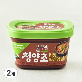 풀무원 청양초 된장찌개 양념, 450g, 2개