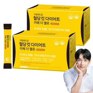 리얼메디온 혈당컷 다이어트 카페 더 옐로 커피믹스맛 30p, 2개, 255g