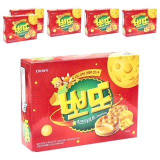 크라운 뽀또 치즈타르트, 322g, 6개