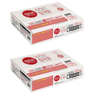 햇반 잡곡밥, 210g, 24개