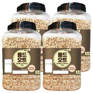 냉장고 쏙 롤드 오트, 2.5kg, 4개