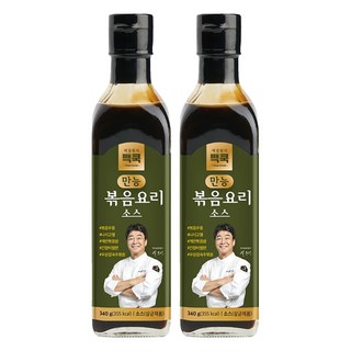 백쿡 만능 볶음요리 소스, 340g, 2개