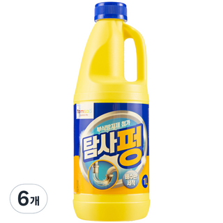 탐사 배수구 세정제, 1L, 6개