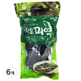 완도맘 완도 건미역, 100g, 6개