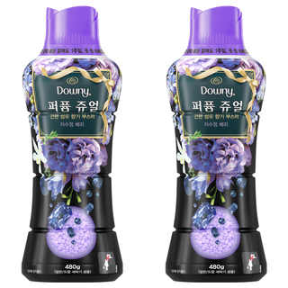 다우니 퍼퓸 쥬얼 향기부스터 자수정 베리, 480g, 2개