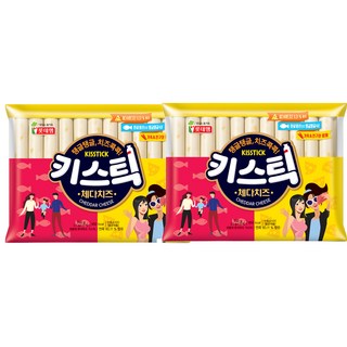 롯데웰푸드 키스틱 체다지즈 소시지, 25g, 44개