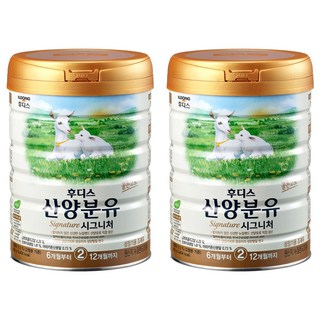 일동후디스 시그니처 산양분유 2단계, 800g, 2개