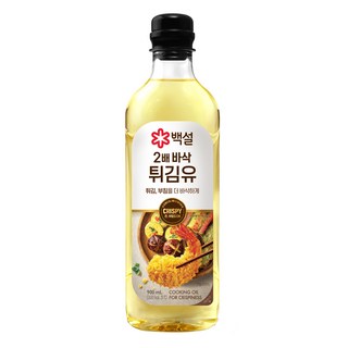 백설 2배바삭 튀김유, 900ml, 1개