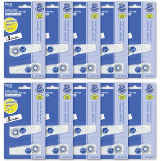 플러스 수정테이프 리필 WH-605R 2p, 혼합색상, 10개 볼펜지우는지우개 플러스 수정테이프 리필 WH-605R 2p, 혼합색상, 10개 볼펜지우는지우개