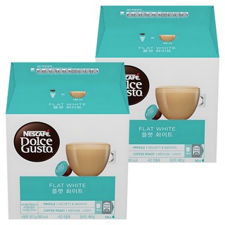 NESCAFE 雀巢咖啡 Dolce Gusto 多趣酷思 Dolce Gusto馥列白咖啡膠囊, 11.7g, 16顆, 2盒