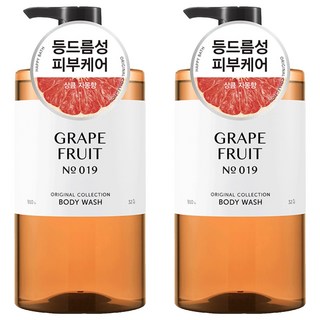 해피바스 오리지널컬렉션 등드름 자몽 바디워시, 2개, 910g