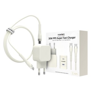 로랜텍 파스텔 PPS PD 초고속 충전기 30W