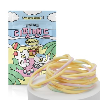 디핏밴드 유아용 스페셜 썸머밴드 S, 옐로우, 5개
