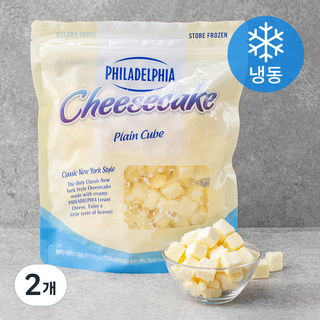 필라델피아 치즈케익 큐브 플레인
