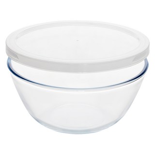 벨라쿠진 오븐글라스 내열유리 믹싱볼 세트, 2.5L + 뚜껑, 1개