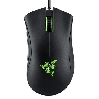 레이저 DeathAdder Essential 유선 게이밍 마우스 RZ01-0385, 블랙