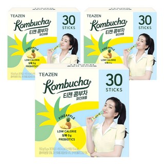 티젠 파인애플 콤부차, 5g, 30개입, 3개