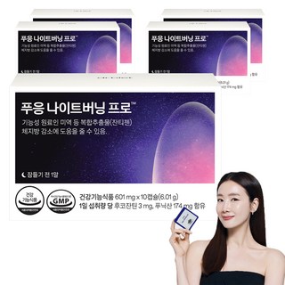 푸응 닥터블릿 나이트버닝 프로 잔티젠 수면 다이어트 보조제
