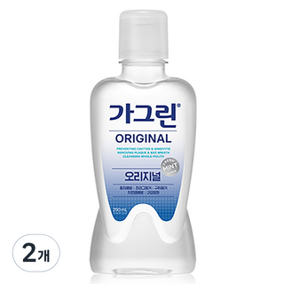 가그린 오리지널 구강청결제, 250ml, 2개