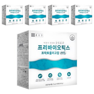 종근당 프리바이오틱스 프락토올리고당 FOS, 150g, 5개