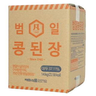 범일 콩된장 특대입자, 14kg, 1개