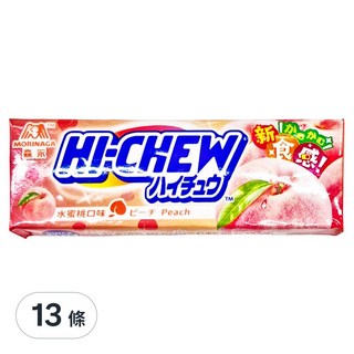 MORINAGA 森永 HI-CHEW 嗨啾 軟糖 水蜜桃口味, 32g, 13條