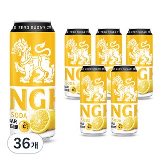 싱하 레몬소다, 330ml, 36개