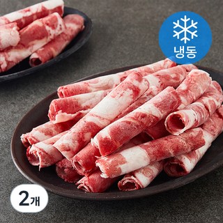 곰곰 호주산 소고기 볼살 샤브샤브용 (냉동), 2개, 500g