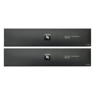 NESPRESSO Vertuo系列咖啡膠囊 雙份濃縮杜加, 9.5g, 10顆, 2盒