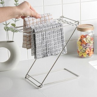 홈파워 스텐 접이식 4단 행주걸이