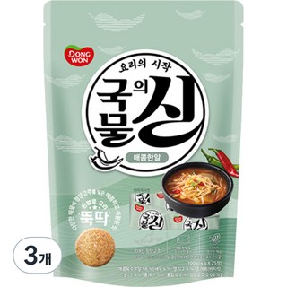 동원 국물의 신 매콤한알, 100g, 3개